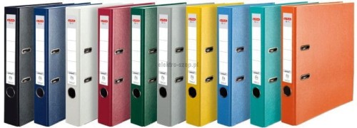 Segregator dźwigniowy Herlitz Q. file Standard A4 50mm turkusowy (0011178951)