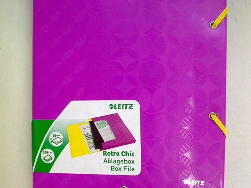 Teczka kartonowa na gumkę Leitz RETROCHIC A4 [mm:] 297 (PROMO)