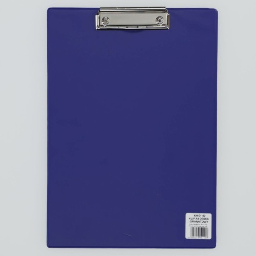 Deska z klipem (podkład do pisania) Biurfol A4 - granatowa [mm:] 230x325 (KH-01-02)