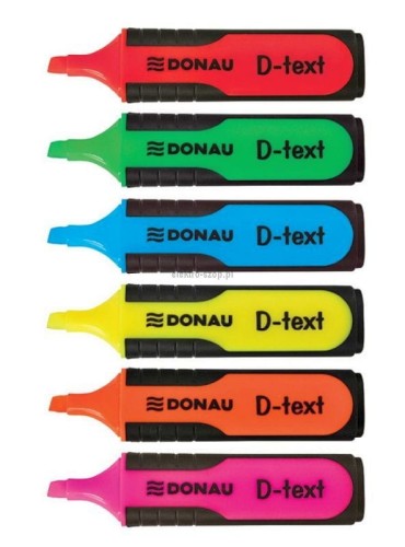 Zakreślacz Donau D-Text, różowy 1,0-5,0mm (7358001PL-16)