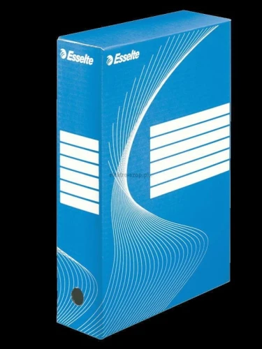 Pudło archiwizacyjne Esselte Boxy 80 A4 - niebieski [mm:] 245x80x 345 (128411)