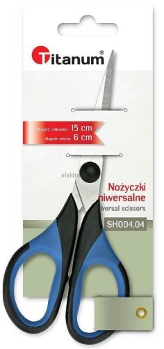 Nożyczki Titanum ergonomiczne 15cm (SH004-04)
