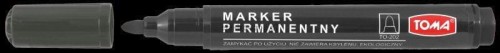 Marker permanentny Toma, czarny okrągła końcówka (TO-202 3 2)