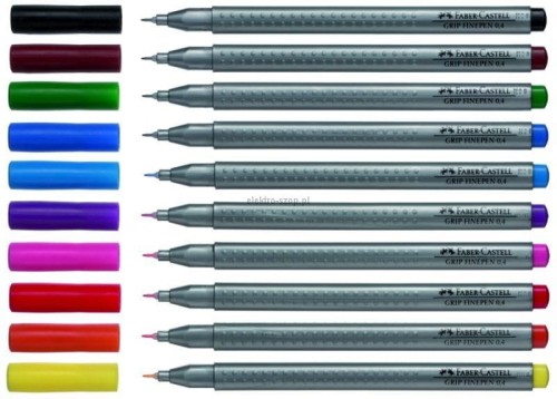 Cienkopis Grip Faber-Castell 0,4 mm niebieski (FC151647)