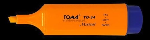 Zakreślacz Toma, pomarańczowy 1,0-5,0mm (TO-334 5 2)