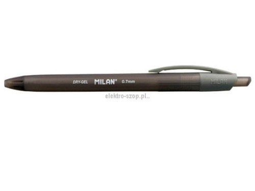 Długopis żelowy Milan Dry Gel czarny 0,7mm (176541125)