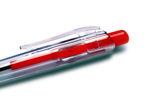 Długopis olejowy Pentel BK437 czerwony 0,27mm