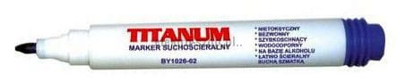 Marker suchościeralny Titanum, niebieski 3,0mm okrągła końcówka (BY1026-02)