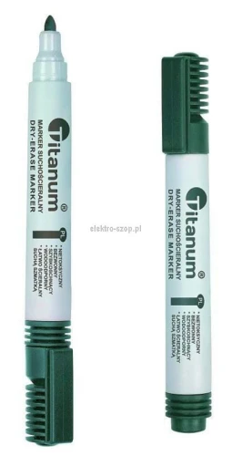 Marker suchościeralny Titanum, czarny 3,0mm okrągła końcówka (BY1026-02)