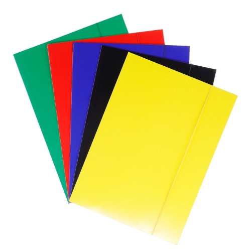 Teczka kartonowa na gumkę Rexus kolor A3 kolor: mix 300g [mm:] 43x32 (601893)