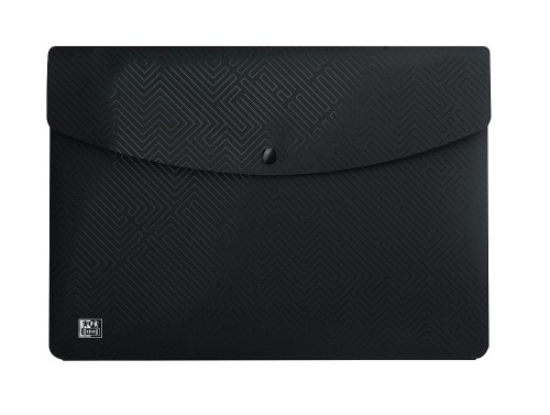 Teczka plastikowa na zatrzask Oxford Urban A4 kolor: czarny [mm:] 240x335 (400147024)