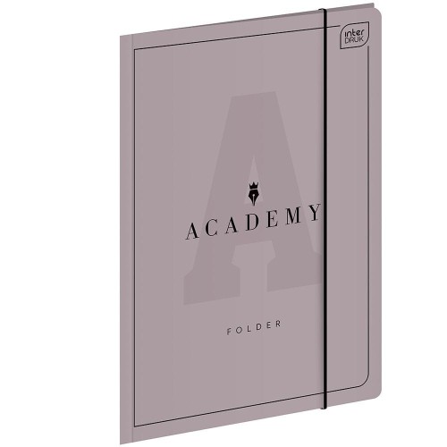 Teczka kartonowa na gumkę Interdruk ACADEMY A4+ kolor: mix (TEGUFACADE)