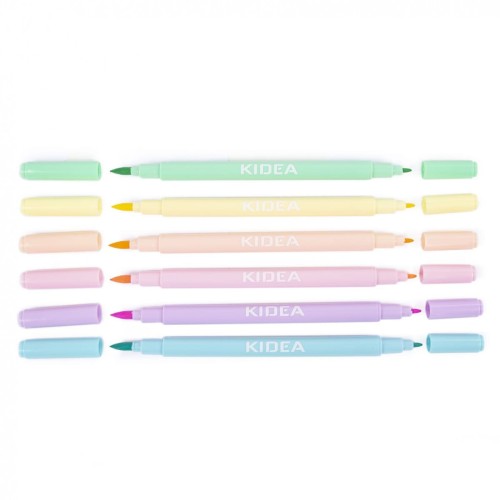 Flamaster Kidea Pastel 6 kol. (FDPBB6KA)