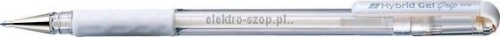 Długopis żelowy Pentel K118M biały 0,35mm