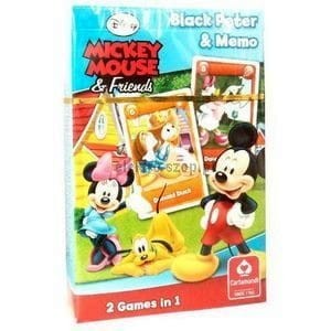 Gra karciana Czarny Piotruś &amp; Memo Cartamundi Mickey i Przyjaciele