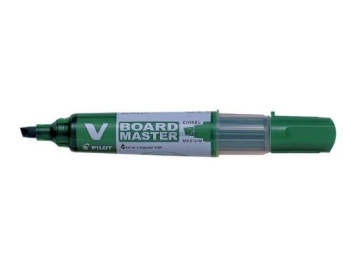 Marker suchościeralny Pilot V Board Master, zielony 2,3mm okrągła końcówka (WBMA-VBM-M-G-BG)