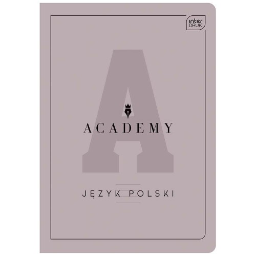 Zeszyt tematyczny Interdruk ACADEMY A5 60k. 90g linia (ZE60=POLACA)