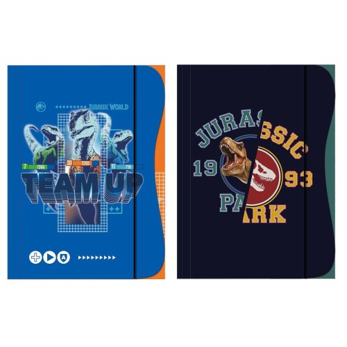 Teczka kartonowa na gumkę Beniamin JURASSIC PARK A4 kolor: różne (3648)