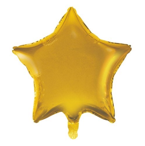 Balon foliowy Godan Gwiazda złota matowa 19 cali 19cal (HS-G19ZM)