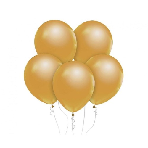Balon gumowy Godan Beauty&amp;Charm metalik złoty 12cal (CB-1MZN)