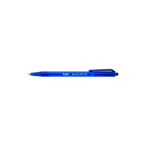 Długopis olejowy Bic Round Stic Clic niebieski 0,4mm (926376)