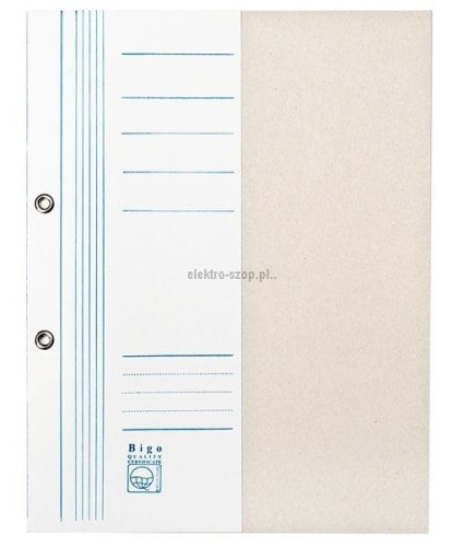 Skoroszyt Bigo A4 - biały 250-280g (0021)