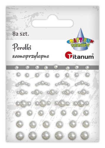 Kryształki Titanum Craft-Fun Series 82 sztuki perłowy (23mH03161)