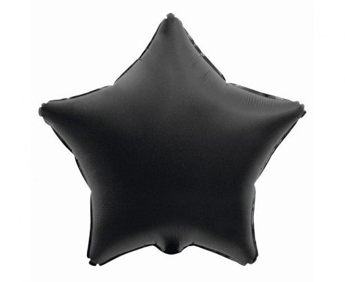 Balon foliowy Godan Gwiazda, matowa, czarna 19cal (BG-HMCZ)