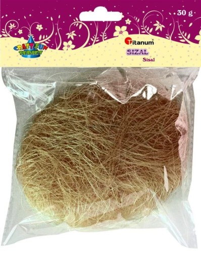 Sizal Titanum Craft-Fun Series biały 30g (363108)