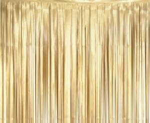 Dekoracja Godan Kurtyna matowa B&amp;C jasnozłota, 100x200 cm (SH-KMJZ)