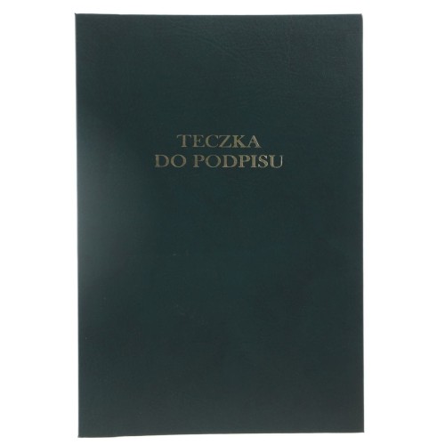 Teczka do podpisu Barbara A4 - zielony 20k. (1822225)