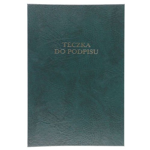 Teczka do podpisu Barbara A4 - zielony 12k. (1822213)