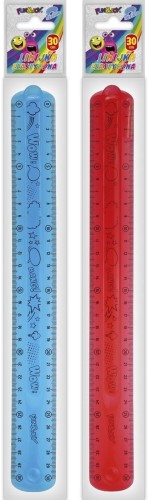 Linijka PVC PCW Fun&amp;Joy 30cm (FJ971665)