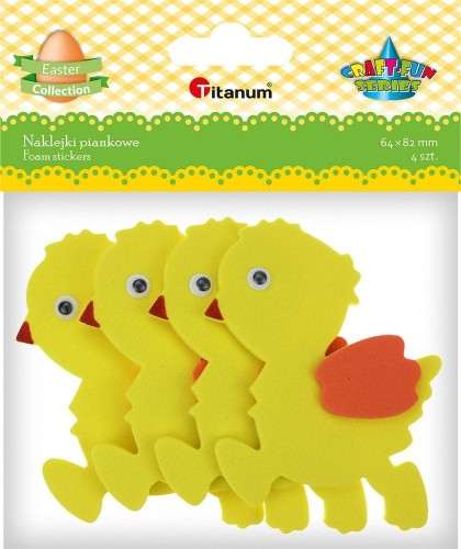 Ozdoba piankowa Craft-Fun Series Kurczaki Titanum (2324038)