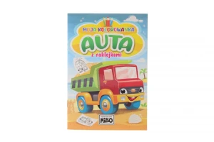 Książeczka edukacyjna Moja kolorowanka z naklejkami. Auta Niko