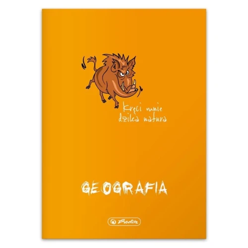 Zeszyt Geografia Eco PP A5 60k. 70g kratka Herlitz (9500042)