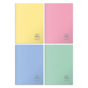Zeszyt Pastel colors Eco PP A5 32k. 70g kratka Herlitz (9500295)