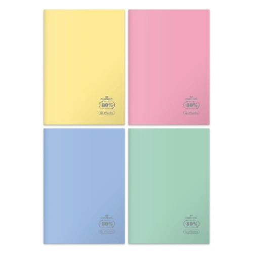 Zeszyt Pastel colors Eco PP A5 32k. 70g kratka Herlitz (9500295)