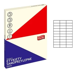 Etykieta samoprzylepna A4 biały [mm:] 70x29,7 Grand (009)