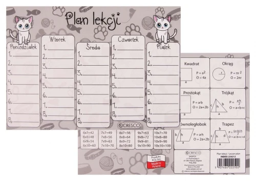 Plan lekcji BRYTYJCZYK Cresco (224212)