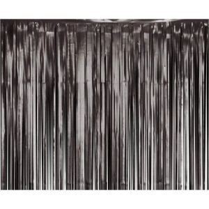 Dekoracja Kurtyna matowa czarna, 100x200 cm Godan (SH-KMCZ)