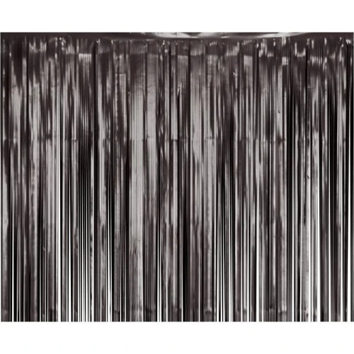 Dekoracja Kurtyna matowa czarna, 100x200 cm Godan (SH-KMCZ)
