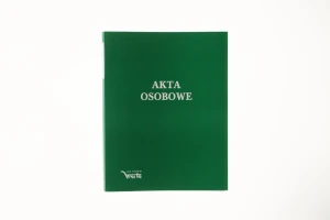 Teczka do akt osobowych ABCDE A4 zielony papier Warta (339-040)