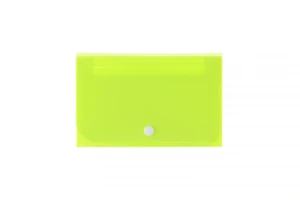 Teczka z przegródkami Tetis MINI organizer harmonijkowy na zatrzask 5903242102882 B6 kolor: zielony (BT613-Z zielony)
