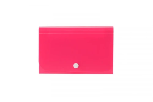 Teczka z przegródkami Tetis MINI organizer harmonijkowy na zatrzask 5903242102868 B6 kolor: różowa (BT613-R  różowy)