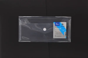 Teczka plastikowa na zatrzask transparentna koperta pp DL DL transparentna Tetis (BT612-T)