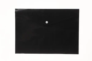 Teczka plastikowa na zatrzask koperta pp na zatrzask 5903242103735 A4 czarny Tetis (BT611-V  czarna)