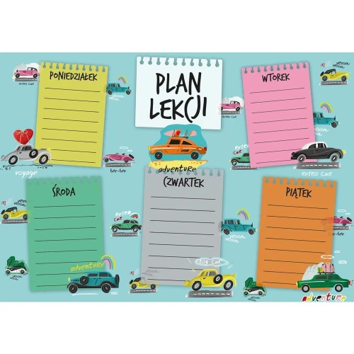 Plan lekcji Auta Henry (5907465668903)