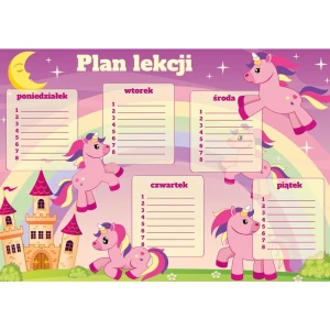 Plan lekcji Kucyk Henry (5907465668965)