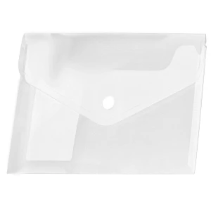 Teczka plastikowa na zatrzask tranparentna koperta pp A4 A4 transparentna Tetis (BT611-T)